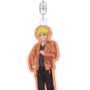 Keychain Uzumaki Naruto Acrylic Shippuden F/S-M503 from japan Rare  Good conditi