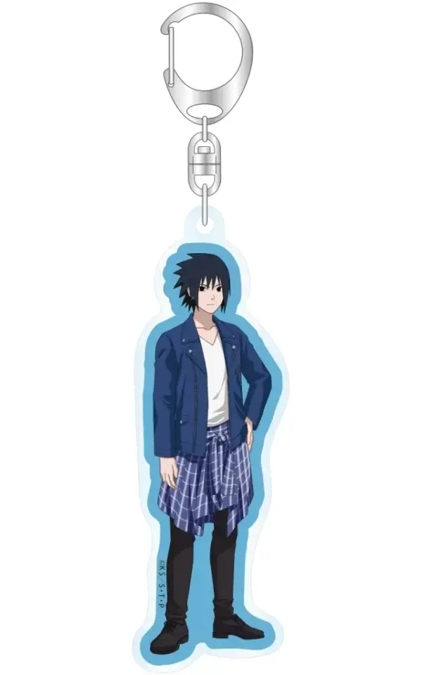 Keychain Uchiha Sasuke Acrylic Naruto Shippuden F/S-M503 from japan Rare  Good c
