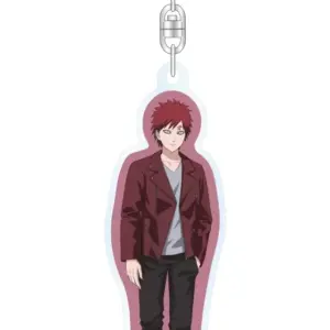 Keychain Gaara Acrylic Naruto Shippuden F/S-M503 from japan Rare  Good condition
