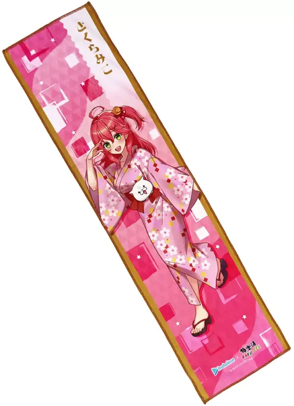 Towel, Tenugui, Sakura Miko, Yukata Ver. Scarf Virtual Youtuber, Hololive Gokura