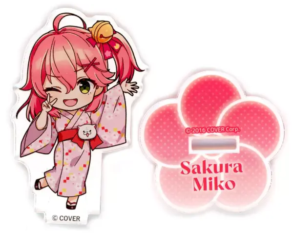 Acrylic Stand Panel Sakura Miko Virtual Youtuber Hololive Gokurakuyu Raku Spa Co
