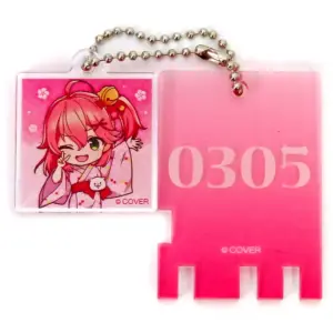 Keychain Sakura Miko Mini Character Ver. Virtual Youtuber Hololive Gokurakuyu Ra
