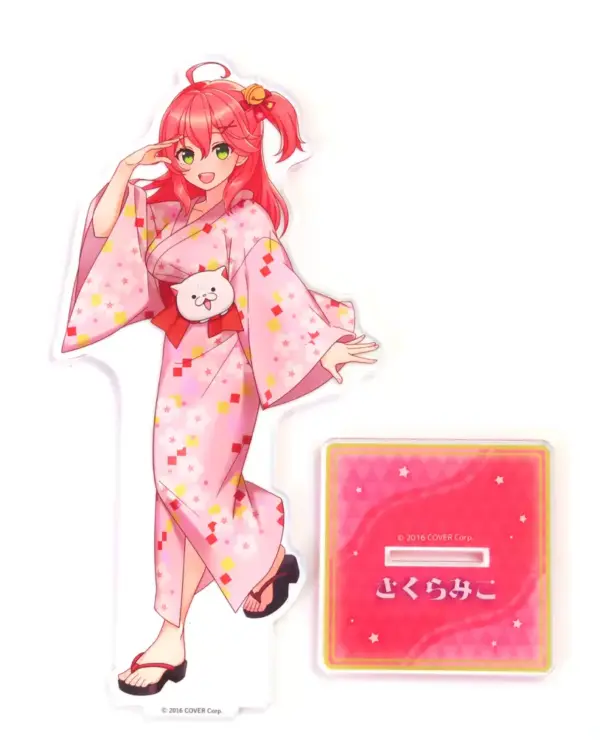 Acrylic Stand Panel Sakura Miko Big Yukata Ver. Virtual Youtuber Hololive Gokura