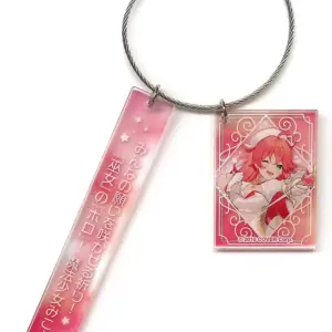 Keychain Sakura Miko Magical Girl Hololive Transformation Acrylic Stick Holowitc