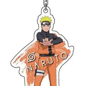 Keychain Uzumaki Naruto A Acrylic -Naruto Shippuden F/S-M503 from japan Rare  Go