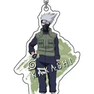 Keychain Hatake Kakashi Acrylic Naruto Shippuden F/S-M503 from japan Rare  Good