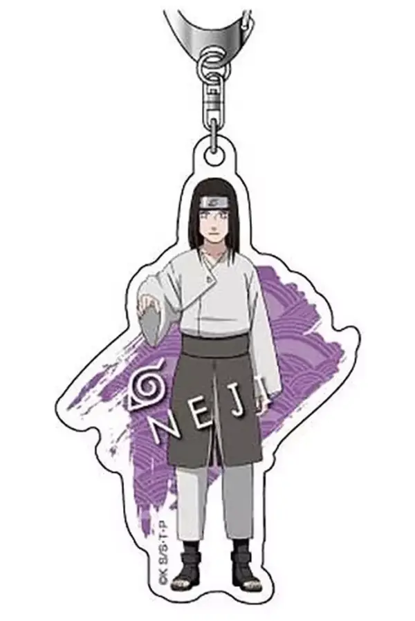 Keychain Hinata Screw Acrylic Naruto Shippuden F/S-M503 from japan Rare  Good co