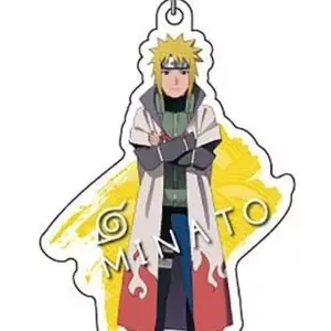 Keychain Namikaze Minato Acrylic Naruto Shippuden F/S-M503 from japan Rare  Good