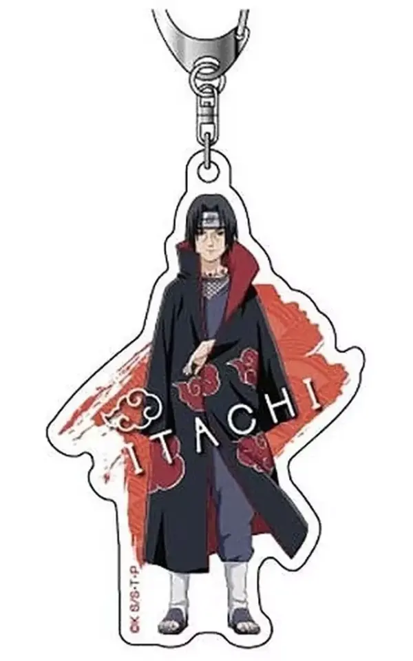 Keychain Uchiha Itachi Acrylic Naruto Shippuden F/S-M503 from japan Rare  Good c