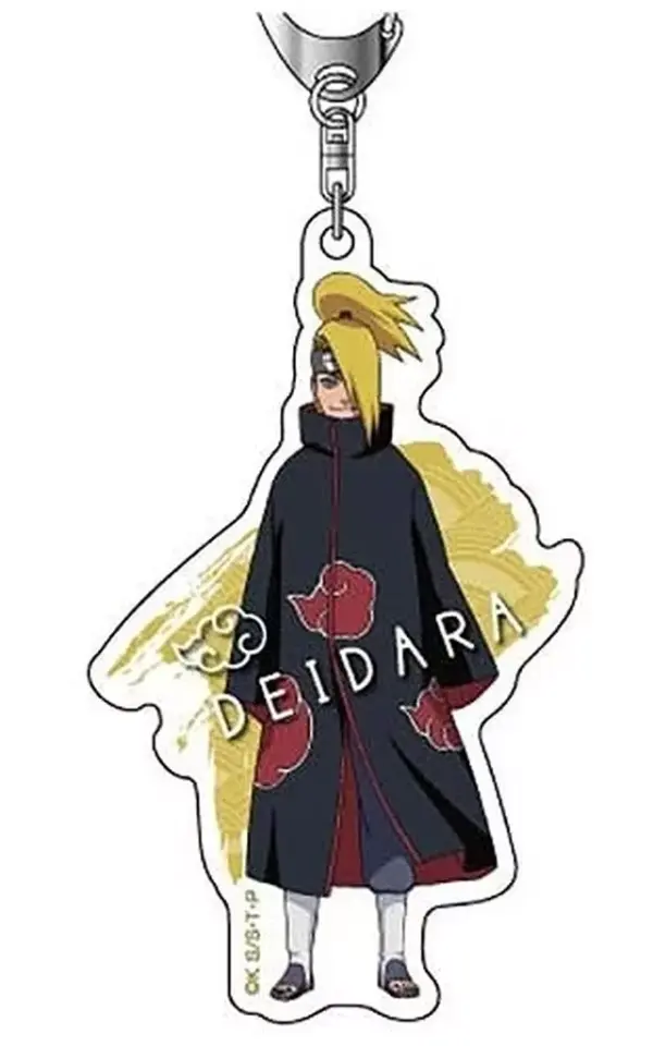 Keychain Deidara Acrylic Naruto Shippuden F/S-M503 from japan Rare  Good conditi