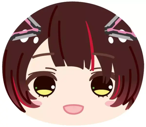 Keychain Roboko-San Hololive Manjunigigi Mascot 1 F/S-M503 from japan Rare  Good