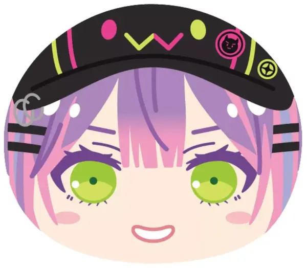Keychain Towa Hololive Manjunigigi Mascot 1 F/S-M503 from japan Rare  Good condi
