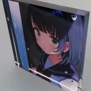 Acrylic Stand Panel Solo Exhibition Key Visual Block Virtual Youtuber Shigureui