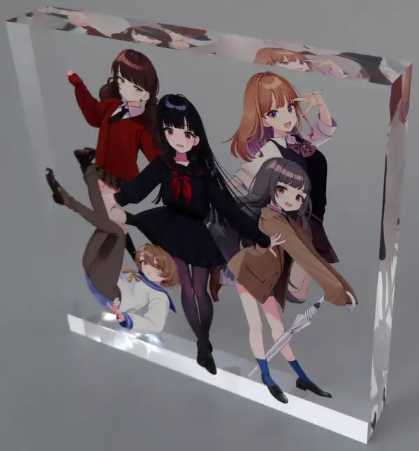 Acrylic Stand Panel Shigure Girls Block Virtual Youtuber Shigureui Solo Exhibiti