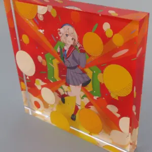 Acrylic Stand Panel Shigureui 5Th Anniversary Key Visual Block Virtual Youtuber