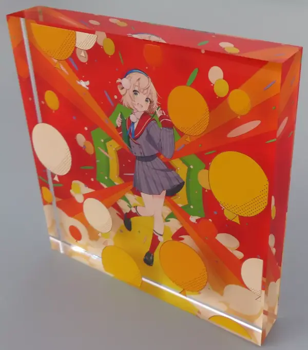 Acrylic Stand Panel Shigureui 5Th Anniversary Key Visual Block Virtual Youtuber