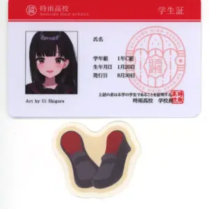 Goods Set Shigure Girls Date Of Birth January 20Th Virtual Youtuber Shigureui So