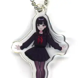 Keychain Shigure Girls Long Black Hair Virtual Youtuber Shigureui Solo Exhibitio