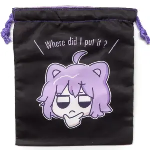 Bag Nekomata Okapour Reversible Drawstring Virtual Youtuber Hololive 5Th Anniver