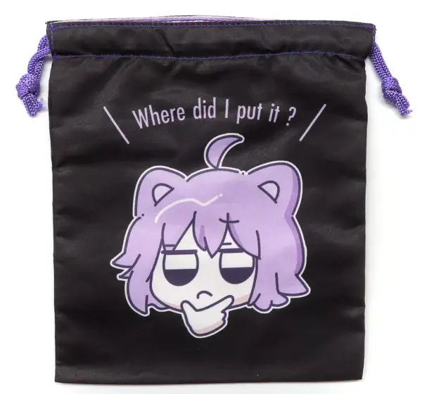 Bag Nekomata Okapour Reversible Drawstring Virtual Youtuber Hololive 5Th Anniver