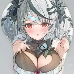 Mouse Pad Sakasha Kuroe Boobs Virtual Youtuber Hololive Commemorating Themine Co