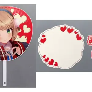 Goods Set Shigureui Fan Sticker Virtual Youtuber Shigure Ui 5Th Anniversary F/S-