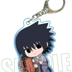 Keychain Uchiha Sasuke Asakusa Ver. Gyugyutto Acrylic Naruto Shippuden F/S-M503