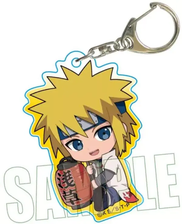 Keychain Namikaze Minato Asakusa Ver. Gyugyutto Acrylic Naruto Shippuden F/S-M50
