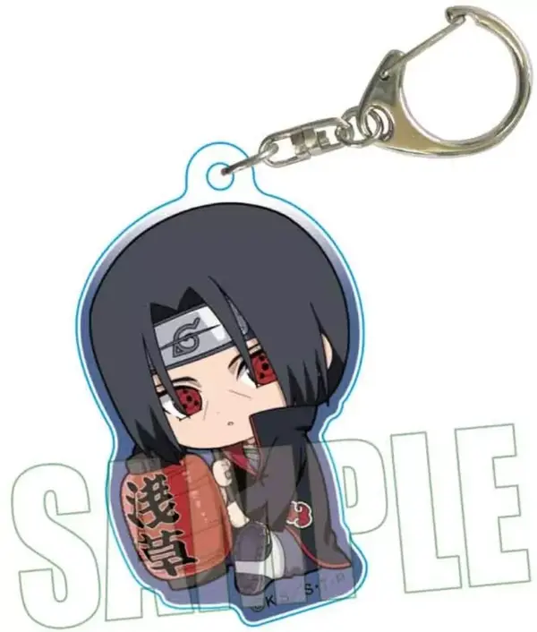 Keychain Uchiha Itachi Asakusa Ver. Gyugyutto Acrylic Naruto Shippuden F/S-M503