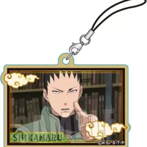 Strap Nara Shikamaru Wooden Card Naruto Shippuden F/S-M503 from japan Rare  Good