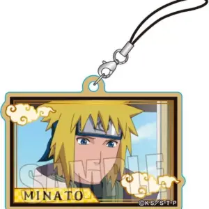 Strap Namikaze Minato Wooden Card Naruto Shippuden F/S-M503 from japan Rare  Goo