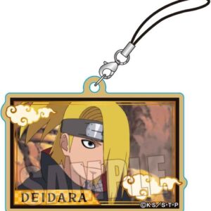 Strap Deidara Wooden Card Naruto Shippuden F/S-M503 from japan Rare  Good condit