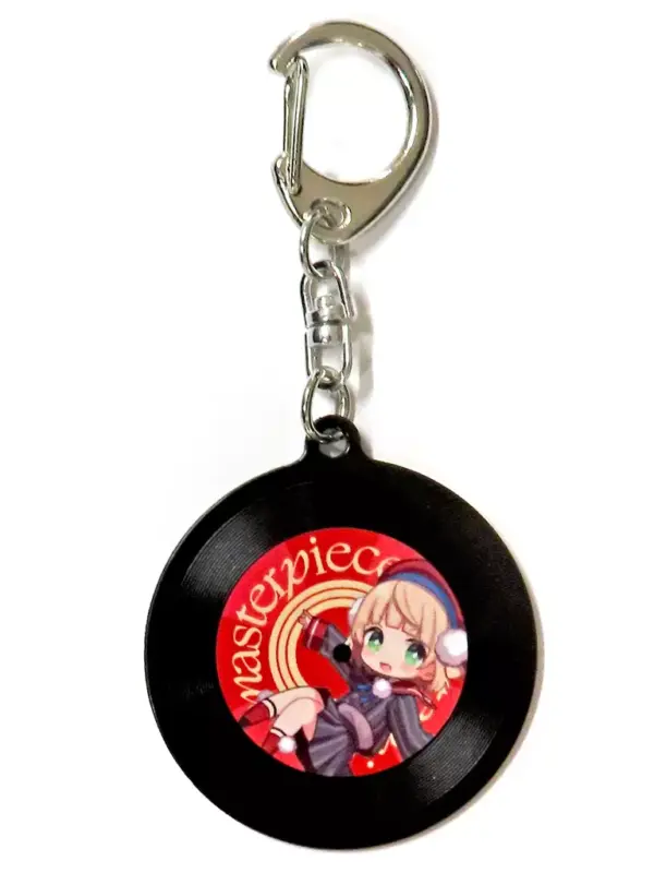 Keychain Shigureui Record-Type With Special Voice Virtual Youtuber Shigure Ui 5T