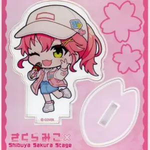 Acrylic Stand Panel Sakura Miko Cap Ver. Virtual Youtuber Hololive Shibuya Stage