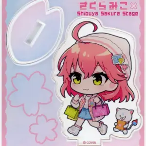 Acrylic Stand Panel Sakura Miko Knitted Hat Ver./Walking Virtual Youtuber Hololi