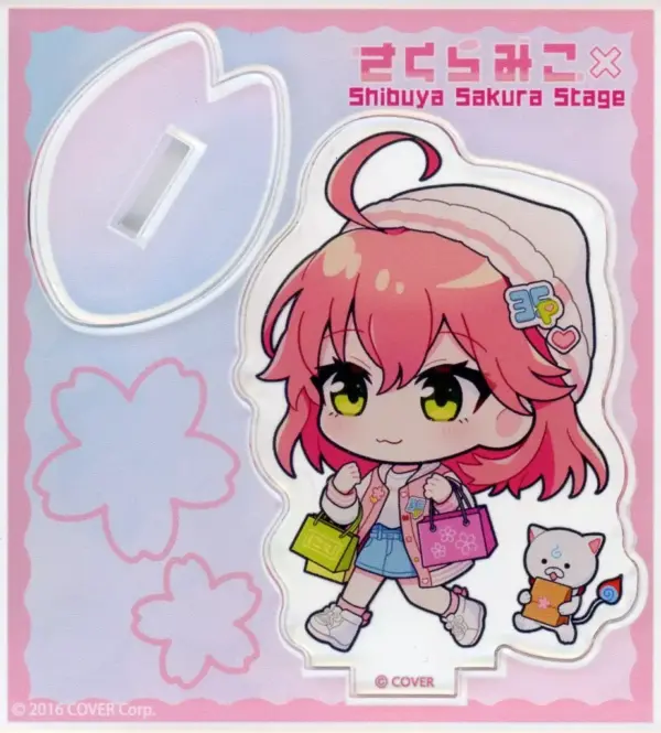 Acrylic Stand Panel Sakura Miko Knitted Hat Ver./Walking Virtual Youtuber Hololi