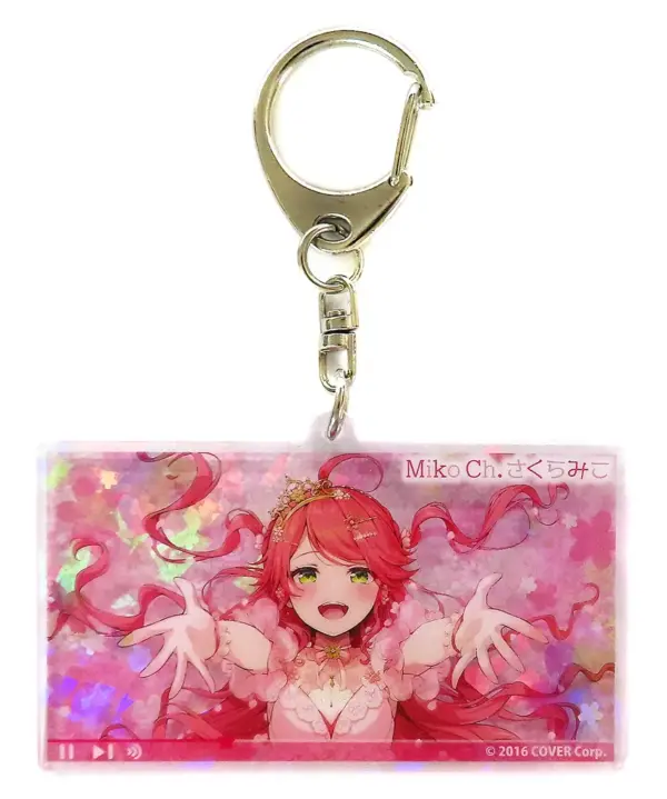 Keychain Sakura Miko Flower Rhapsody Virtual Youtuber Hololive Music Goods Rando