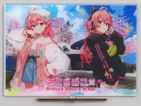 Miscellaneous Goods Sakura Miko Acrylic Panel Virtual Youtuber Hololive Shibuya