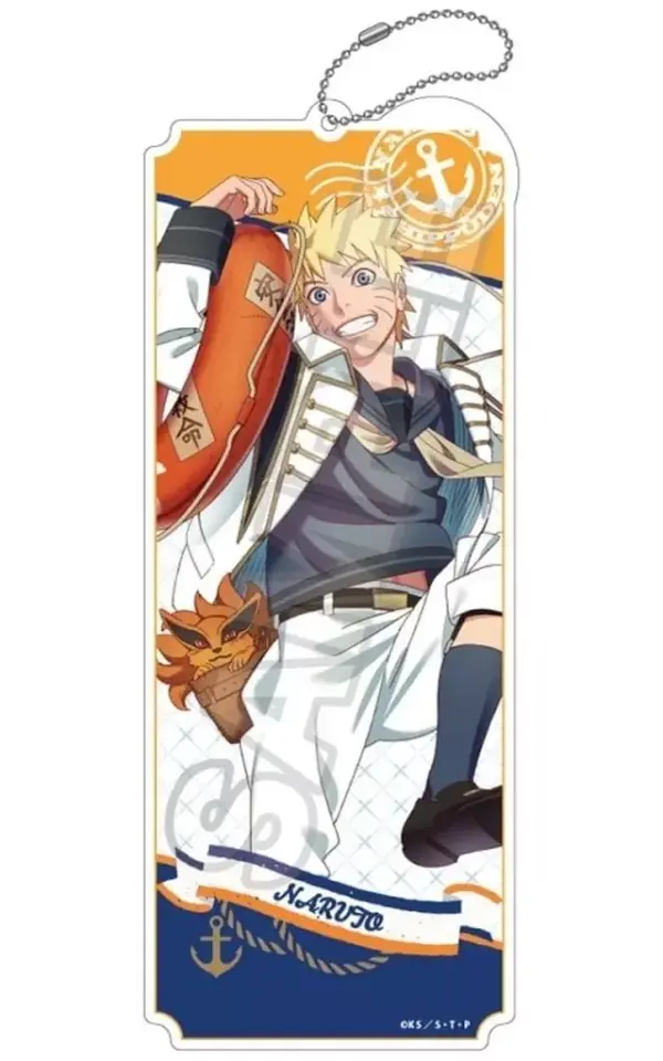 Keychain Uzumaki Naruto Marine Look Acrylic Big Shippuden In Animate F/S-M503 fr