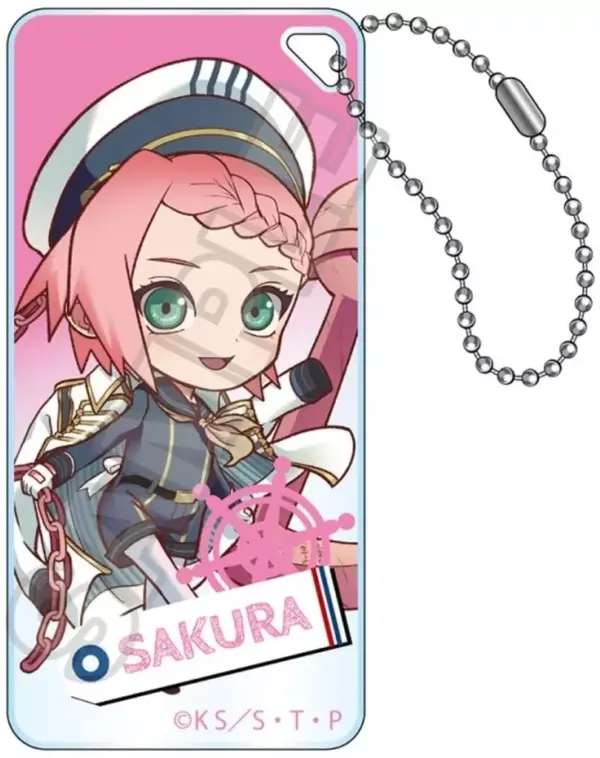 Keychain Haruno Sakura Petitry Marine Look Domiteria Jr. Naruto Shippuden F/S-M5