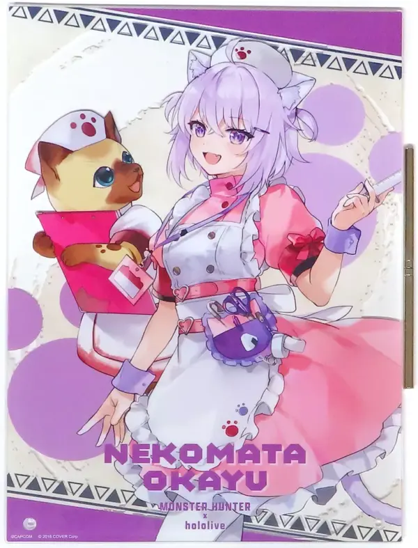 Acrylic Stand Panel Nekomata Okayuka Fully Equipped Otomo Airu Board Virtual You
