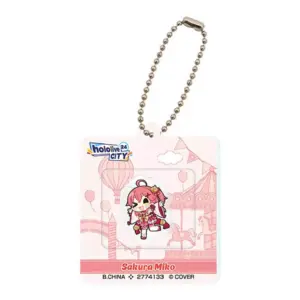Keychain Sakura Miko Hololive City 24 Acrylic Window Charm 01 F/S-M503 from japa