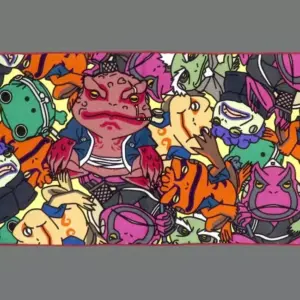Towel Tenugui Gathering Rosset Frog Long Assorted Ichibankujionline Naruto Shipp