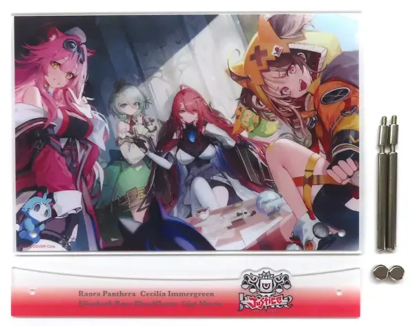 Acrylic Stand Panel Justice Virtual Youtuber Hololive English -Justice- Commemor