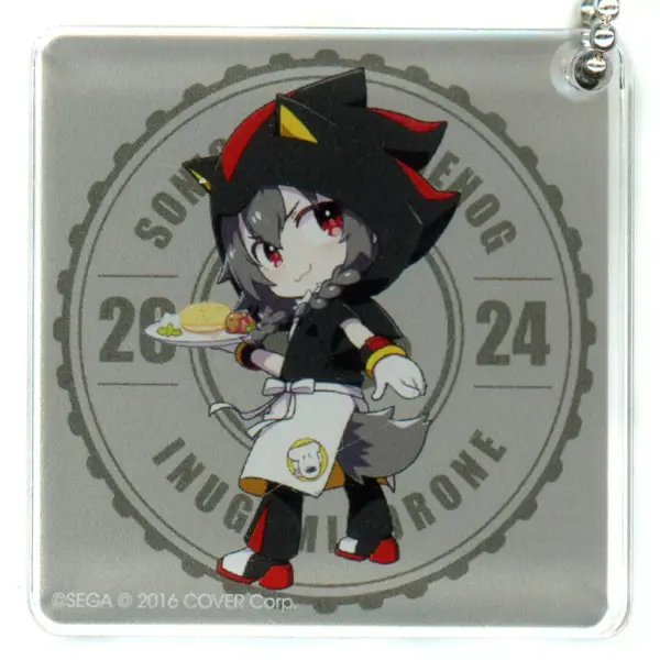 Keychain Inugami Korone Shadow Acrylic Block Virtual Youtuber Hololive Sonic The