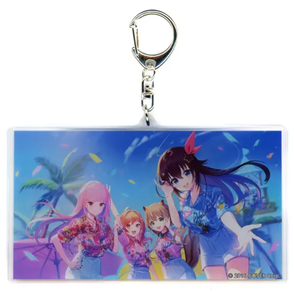 Keychain Hololive Island Voice Side Art By Sojima Virtual Youtuber Official Good