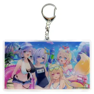 Keychain Hololive Academy Voice Summer Camp Edition Art By Akagi Wataru Virtual