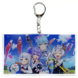 Keychain Wanpaku Kindergarten Voice Art By Yomosaka Virtual Youtuber Hololive Of