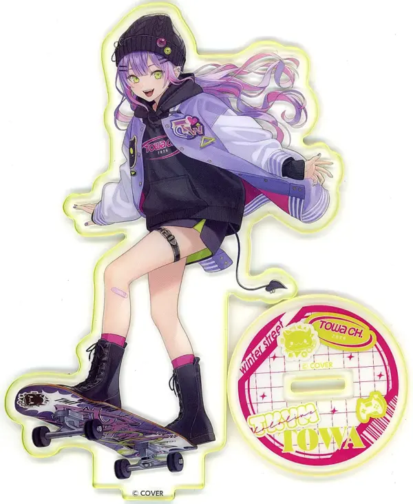 Acrylic Stand Panel Touya Towa Hololive Seasonal Days Winter Street Virtual Yout