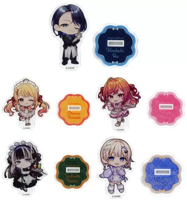 Acrylic Stand Panels Set Of 5 Types Virtual Youtuber Hololive Regloss Ultra Very